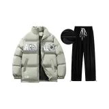 Комплект одежды (Зеленый топ + Черные штаны)