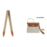 Коричневый, саржа, золотистый оттенок, застежка 2,5 см, широкая лямка