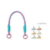 Розовый, красный, зеленый шнурок