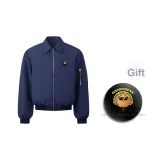 Темно-синий с флисовой подкладкой