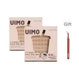 [Клей-Бесплатно Нижние Лашей] Айс Американо *2 Коробки + Золотистый Перо Пинцет