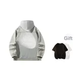 Винтажный синий с капюшоном-K718 (включает футболку)