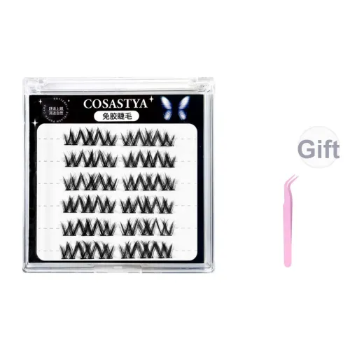 HANGENEE 6 рядов плюшевый с принтом кудрявый клей бесплатно накладные ресницы плотное позиционирование стиль крест V-образный ленивый трио