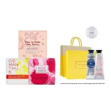 [Классическая подарочная коробка - 50 г * 3] Вишневый цветок + Лорел + Розовый