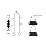 White Pearl [Комплект из 2 предметов] Black Pearl 13 см + Love Star Декоративная цепь 40 см