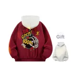 Бордовый (Без подкладки, Пиджак, Подарок Белый Фотиния Серый Свитшот)