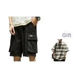 Черный+T1624 Серый Короткий рукав [При покупке с скидкой 10 юаней, свяжитесь с службой поддержки клиентов для получения информации о других размерах]