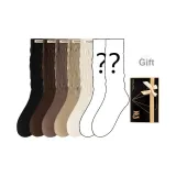 Black, Brown, Red Brown, Khaki, White, Random 2 Pack Ankle Free Sock (7 Pack)  
Черный, Коричневый, Красно-коричневый, Хаки, Белый, Случайный 2 пачки свободных носков для голени (7 упаковок)
