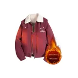 Бордовый (с флисовой подкладкой, улучшенный)