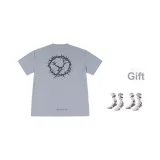 Угольный серый + 2 упаковки баскетбольных носков (стиль: случайный, цвет)