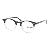 Половина черный, половина прозрачный