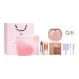 Оранжево-коричневая палитра + Половинно созревший белый персик + 09 Hearth коричневый