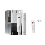 Темный чайный - Готический холодный черный - Длинный волосы стиль (Включает маску для восстановления волос 100 г)