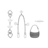 Четырехлистный клевер Удлинитель Цепь + Декоративная цепь с камелией