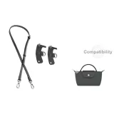 Графитно-серый, 95-124 см, через плечо, набор