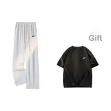 Light Gray (В комплекте с брендом, короткий рукав, T02, черный)