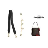 Чёрный, 100 см + Клевер, четырёхлистный, декоративная цепочка