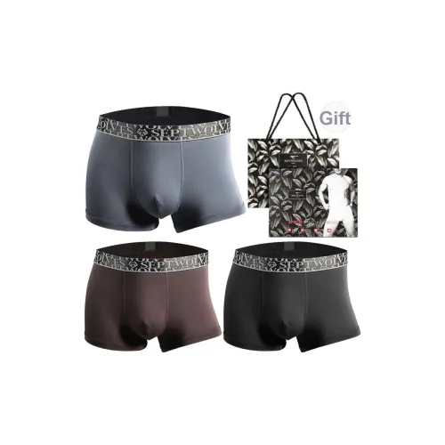 SEPTWOLVES Нижнее белье Подарочная коробка Мужской 3 упаковки Gift Box Set + Сумка для покупок