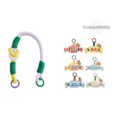 Фиолетовый, зеленый и желтый шнурок 34,5 см