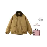 Хаки, в комплекте с заколкой-коготь + эксклюзивная сумка для покупок