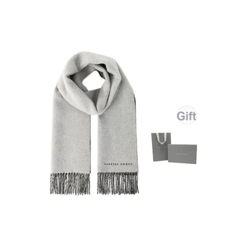 VANESSA HOGAN 100% шерсть Вязаные шарфы Унисекс