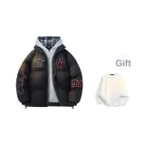 Black (Blue Checkered Hat) (В комплекте с круглым вырезом свитшот)