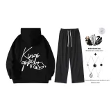 Black Set (В комплекте с модным ожерельем + сумка через плечо)