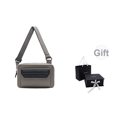 Pedro Сумка через плечо Мужская Черная Светлый тауп