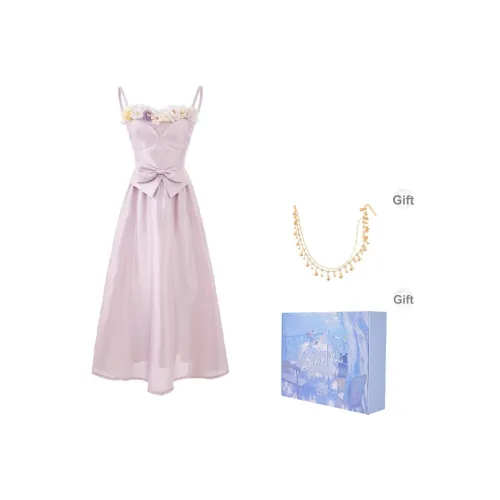 Blovelan Starry Pink Женские Слип-платья