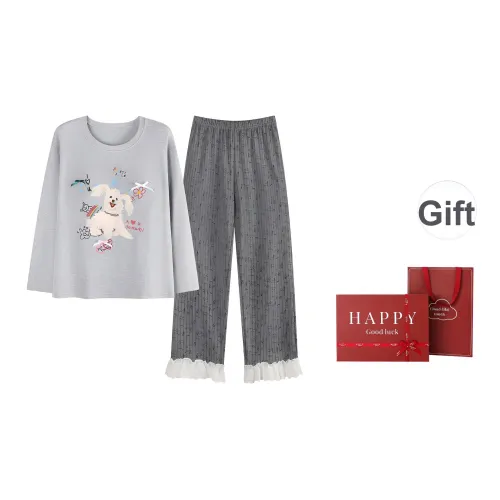 ЮЙЧЖАОЛИНЬ Pajama Комплект Весенний и Осенний Женский