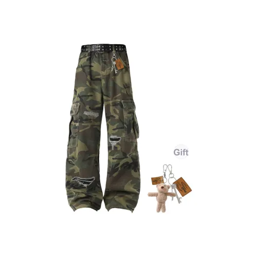 HOKLV Унисекс Брюки карго