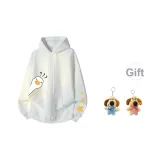 Белый - с флисовой подкладкой (случайный дизайн) с подарками (1 шт.) щенячьи карабинеры