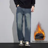 Ностальгический синий (утолщенный с флисовой подкладкой)