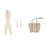 [Стиль 5] Бежевый Розовый Широкая лямка Золотистый тон Застежка + Износостойкая застежка