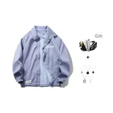 Светло-синий (С модным ожерельем + сумкой через плечо)