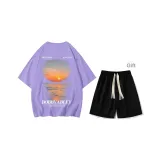 Light Purple (В комплекте с повседневными шортами)