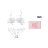 Белый, тонкая вставка, одежда, наборы [на косточках] + [коробка с бантом]