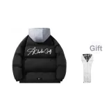 Black (с серым в клетку капюшоном)