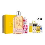 [Розовый Эссенция] Вишневый цветок Баня 250 мл + Розовый Крем для рук 30 мл