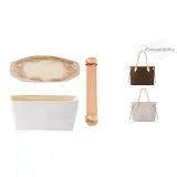 [Двухкомпонентный комплект] Бежевый лайнер + растительно дубленая кожа, накладки на плечи с функцией снятия напряжения