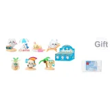 Целая коробка 6 шт с бесплатными полотенцами для лица