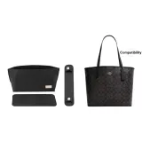 [Черный Серебряный Трехкомпонентный Комплект] Черный Лайнер + Подкладка + Плечевой Пояс