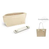 Белый двухкомпонентный комплект [Стресс-релаксационные накладки для плеч + встроенная подкладка с памятью формы].