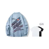 Светло-синий (в комплекте с короткой рубашкой с короткими рукавами)