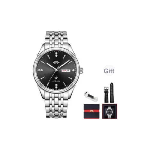 Beijing Автоматический Механический Механизм Мужские Часы Classic Collection 40 мм Черные