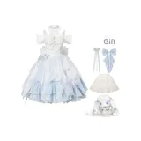 Аксессуары: Брошь + Большой хвост платья + Сумка с кроликом + Подюбник