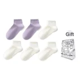 6 пачек (белый + фиолетовый) + сумка для покупок