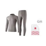 Светло-серый - Высокий воротник [550 г, ультра-теплая коллекция]