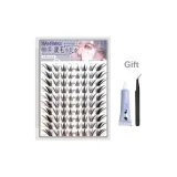 Little Genius Eyelashes [Клей + Профессиональные изогнутые пинцет]