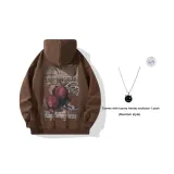 Кофейный (в комплекте с ожерельем)